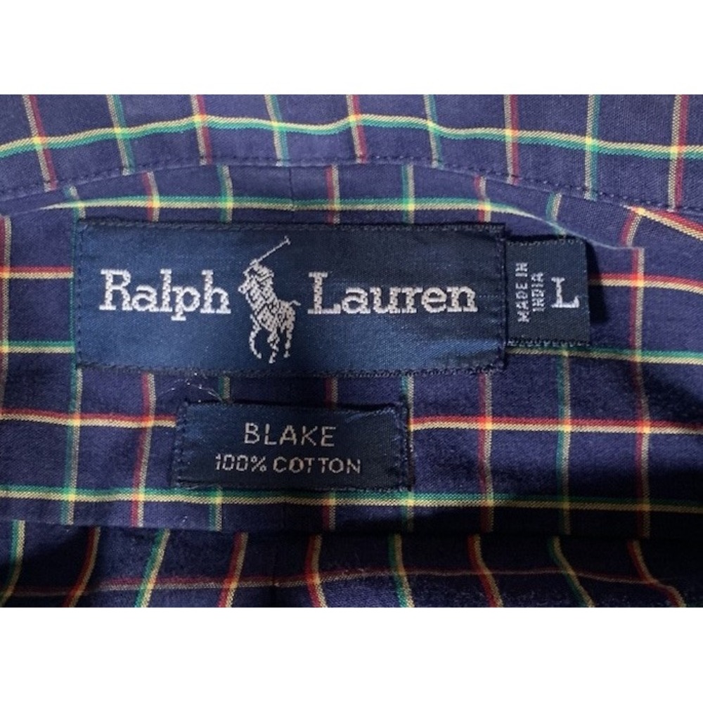 Ralph Lauren Blake 100% Cotton Large Men's Long Sleeve Shirt‎ - Picture 4 of 8